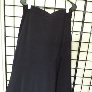 JM Collection Black A-Line Skirt M